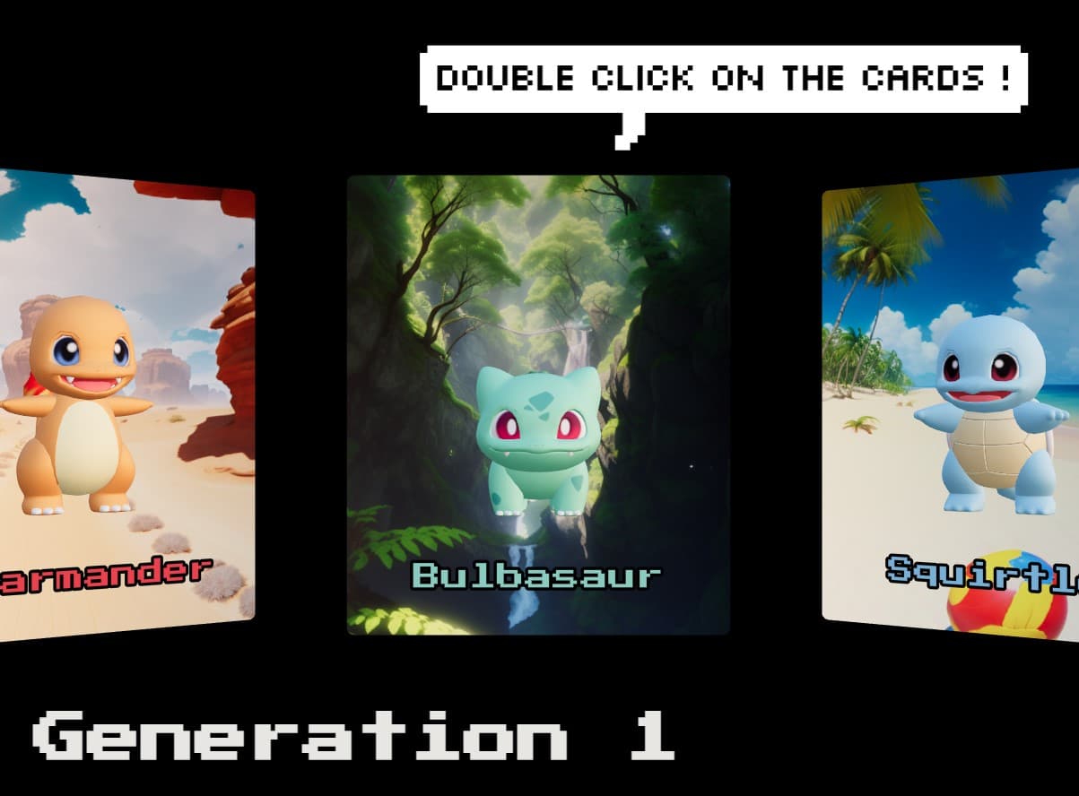 Image of an Interactive Pokemon Website