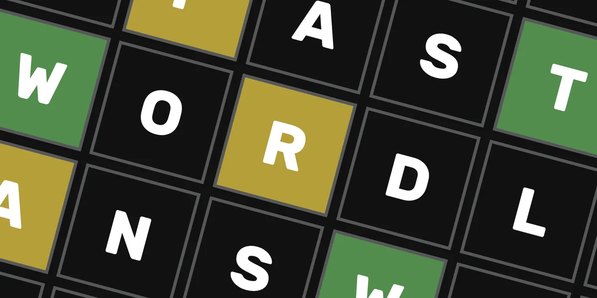 Image of a wordle clone website